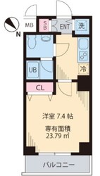 南海サザンコート行徳の物件間取画像